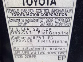 2011 TOYOTA COROLLA, BLUE, LE, 1.8L, AT,   Z25067